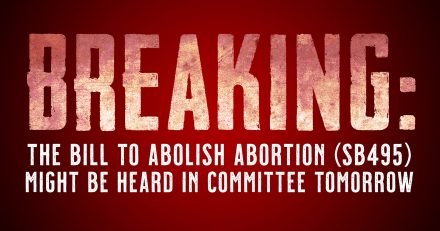 BREAKING: SB495 Might be Heard in Senate HHS Committee on Feb. 3!