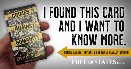 Crimes Against Humanity Are Never Legally Binding
